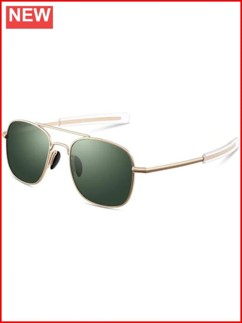Aviator Metal Frame Polarized Sunglasses Pilot Bayonet Temples